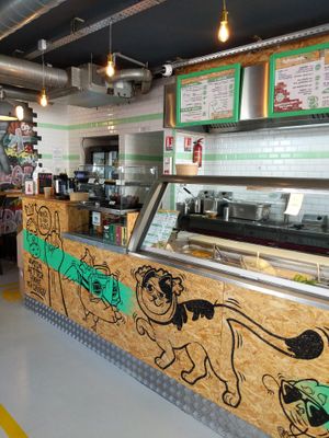 Bar at Végéman in Strasbourg