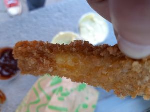 Cheesy sticks at Végéman in Strasbourg