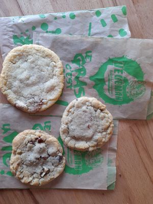 Yummy vegan cookies! at Végéman in Strasbourg