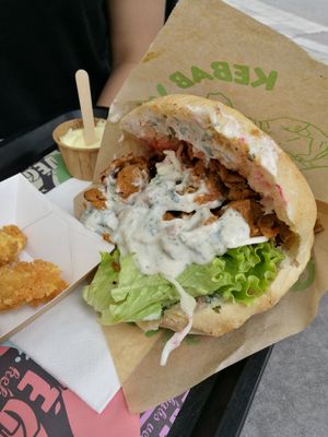 Vegan Kebab at Végéman in Strasbourg