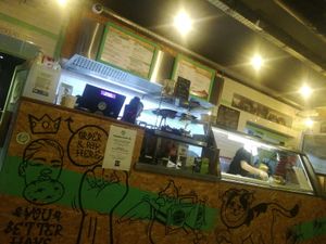 Counter at Végéman in Strasbourg