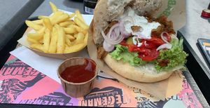 Kebab at Végéman in Strasbourg