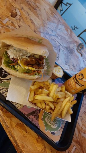 Menu kebab at Végéman in Strasbourg