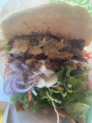 Kebab  at Végéman in Strasbourg