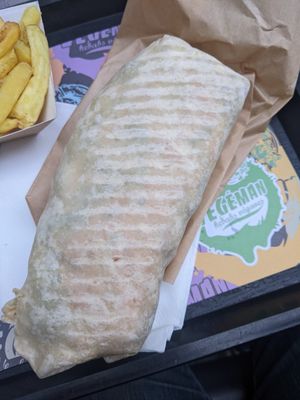 Dürüm (from 13.90€ menu) - 4/5. at Végéman in Strasbourg