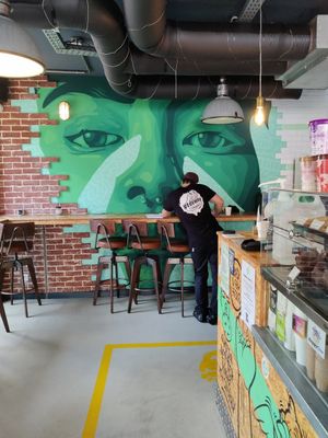 Décoration at Végéman in Strasbourg