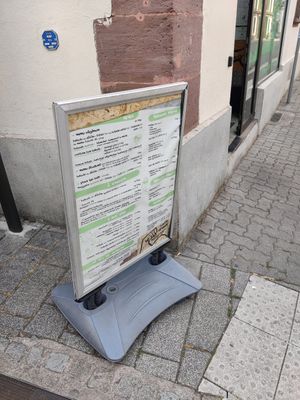 Devanture at Végéman in Strasbourg