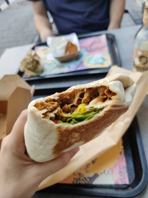 Dürüm at Végéman in Strasbourg