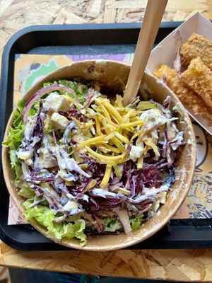 Greek salad  at Végéman in Strasbourg