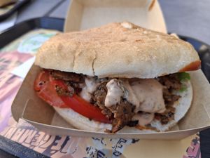 BBQ kebab at Végéman in Strasbourg