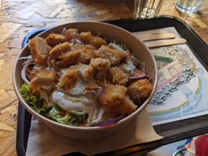 Salad Cesario at Végéman in Strasbourg