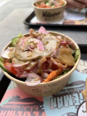 Salad   at Végéman in Strasbourg