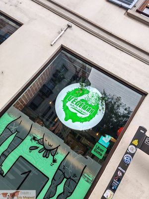 Facade at Végéman in Strasbourg