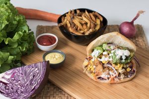 Vegan kebab 🥙 at Végéman in Strasbourg