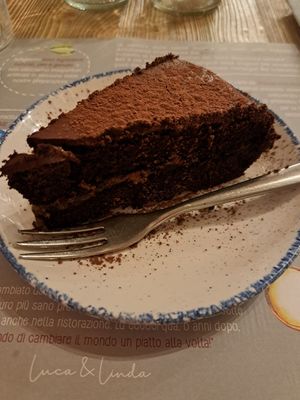 Torta al cioccolato at Il Melograno in Trieste