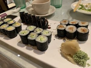 Sushi - there are 5 types of veg! at My Thai Cafe & Sushi Bar in Bloomington