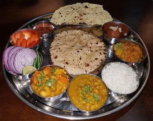 Thali 210 Baht at 21 Bhog in Pattaya