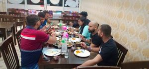 Busy every one with food at 21 Bhog in Pattaya