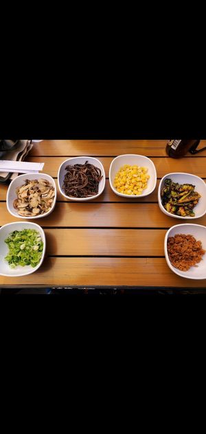 Build Your Own Ramen (Amazing Brussel Sprouts) at JINYA Ramen Bar in Santa Monica