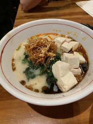 spicy creamy ramen  at JINYA Ramen Bar in Santa Monica