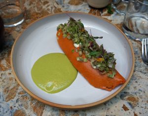 Harissa Tamale (Menu Experience) at MESA Restaurant in Paris