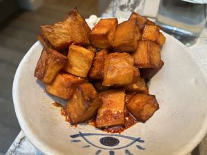 Sweet potato at MESA Restaurant in Paris