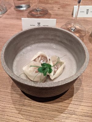 Dumplings #Veganuary at MESA Restaurant in Paris