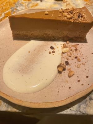 Banana tres leche at MESA Restaurant in Paris