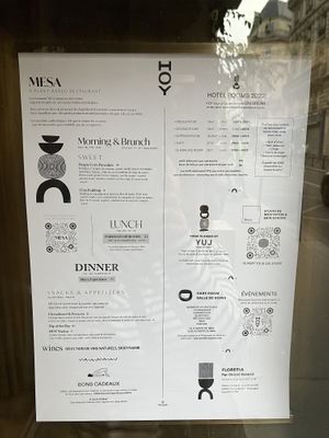   at MESA Restaurant in Paris