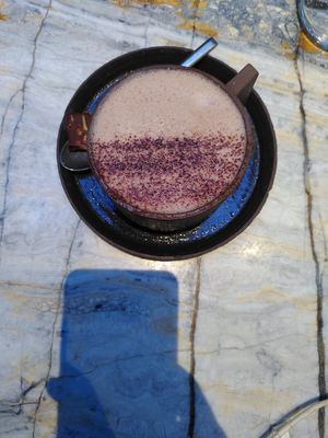 Chocolate caliente at MESA Restaurant in Paris