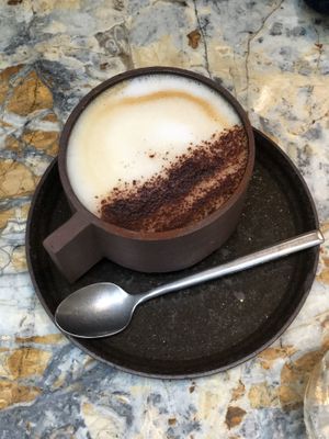 Cappuccino   at MESA Restaurant in Paris
