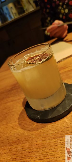 Ginger drinks at MESA Restaurant in Paris