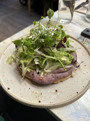 Socca  at MESA Restaurant in Paris