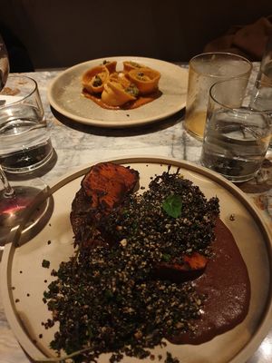 Tortelloni & Smoked Squash 🎆 at MESA Restaurant in Paris