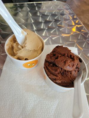 3/2024 update: cookie butter and chocolate fudge gelato at Sugar Donuts in Charlotte