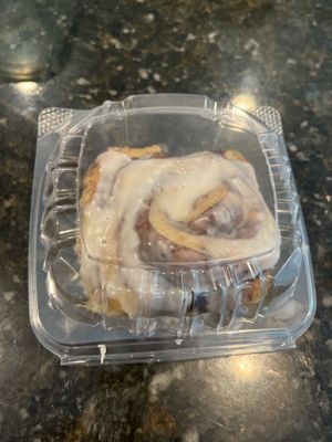 Vegan cinnamon bun  at Sugar Donuts in Charlotte