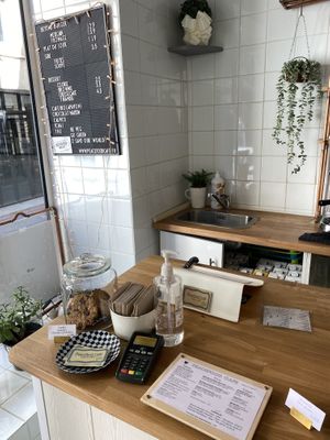 Interior! at Peacefood Cafe in Montpellier