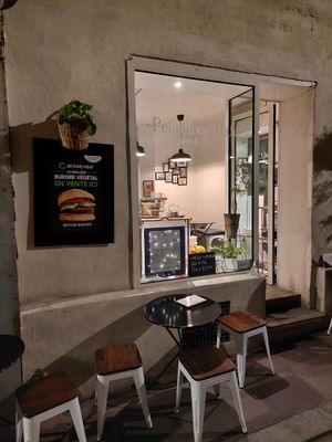 Exterior at Peacefood Cafe in Montpellier