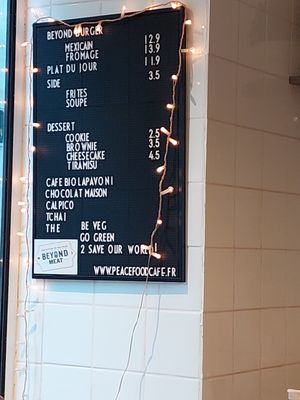 Cart at Peacefood Cafe in Montpellier