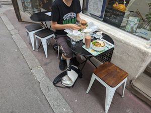  at Peacefood Cafe in Montpellier