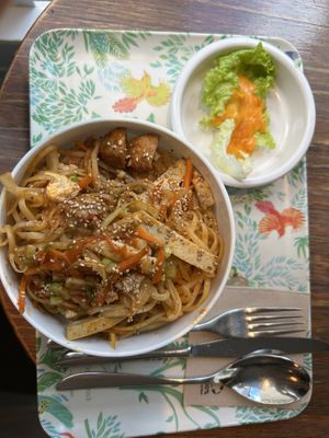   at Peacefood Cafe in Montpellier