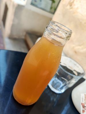 Home made Ice tea  at Peacefood Cafe in Montpellier
