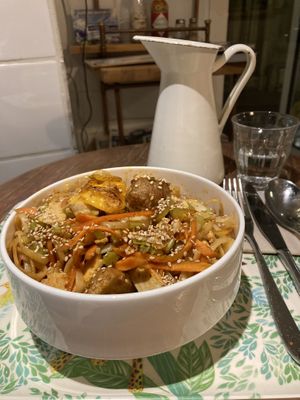   at Peacefood Cafe in Montpellier