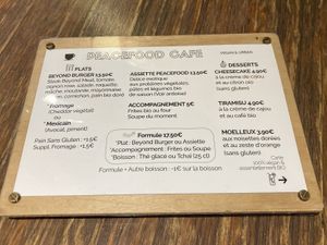   at Peacefood Cafe in Montpellier