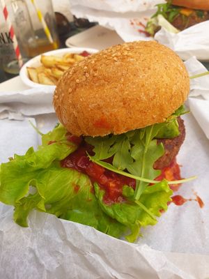 Beyond meat mexican at Peacefood Cafe in Montpellier