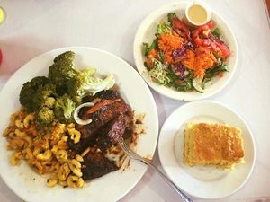 Soul food! at Soul Vegetarian - Highland in Atlanta