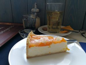 Can highly recommend ordering a piece of cake and the Tulsin chai tea at Grete's in Bremerhaven