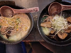 Sesam und Sojasaucen Basis  at Ramen1974 in Dresden