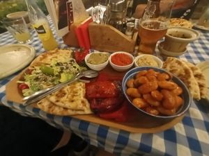 Plate for two at Adria in Szentendre
