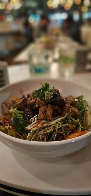 Seoul mate bowl w/ tofu...delish! at Coco and Moss in Savannah